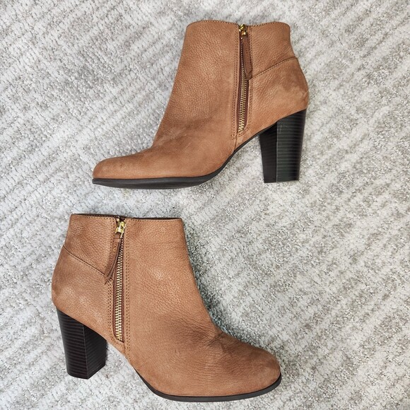 Cole Haan womens Grand OS Davenport Sequoia Brown heeled ankle Bootie size 9 - Picture 5 of 10